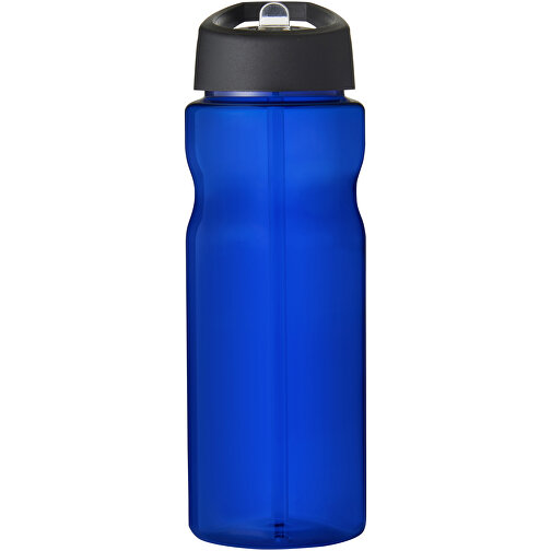 H2O Active® Eco Base 650 Ml Sportflasche Mit Ausgussdeckel , Green Concept, blau / schwarz, PCR Kunststoff, 72% PP Kunststoff, 17% SAN Kunststoff, 11% PE Kunststoff, 21,80cm (Höhe), Bild 2