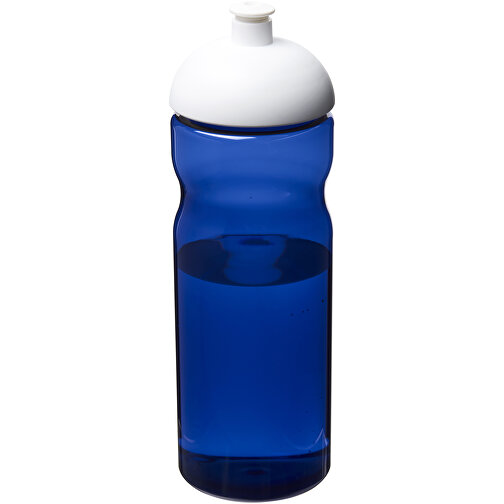 H2O Active® Eco Base 650 Ml Sportflasche Mit Stülpdeckel , Green Concept, royalblau / weiß, PCR Kunststoff, 90% PP Kunststoff, 10% TPE Kunststoff, 22,30cm (Höhe), Bild 1