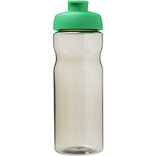 H2O Active® Eco Base 650 Ml Sportflasche Mit Klappdeckel , kohle / hellgrün, PCR Kunststoff, PP Kunststoff, 22,10cm (Höhe), Bild 3