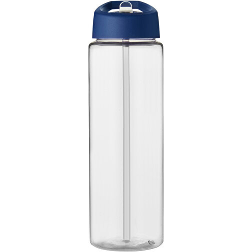 H2O Active® Vibe 850 Ml Sportflasche Mit Ausgussdeckel , transparent / blau, PET Kunststoff, 72% PP Kunststoff, 17% SAN Kunststoff, 11% PE Kunststoff, 24,20cm (Höhe), Bild 3