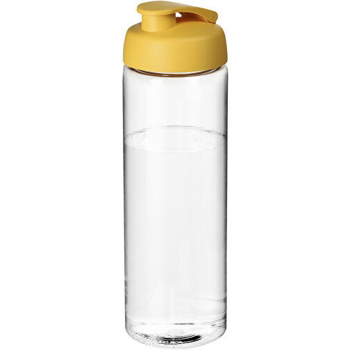 H2O Active® Vibe 850 Ml Sportflasche Mit Klappdeckel , transparent / gelb, PET Kunststoff, PP Kunststoff, 24,40cm (Höhe), Bild 1