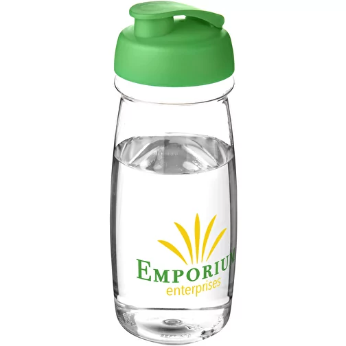 Bouteille de sport H2O Pulse® 600ml avec couvercle à clapet, Image 2