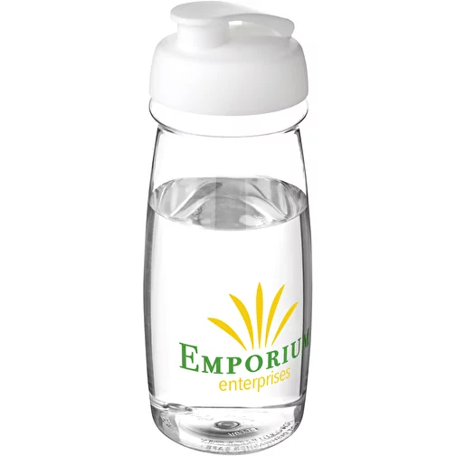Bouteille de sport H2O Pulse® 600ml avec couvercle à clapet, Image 2