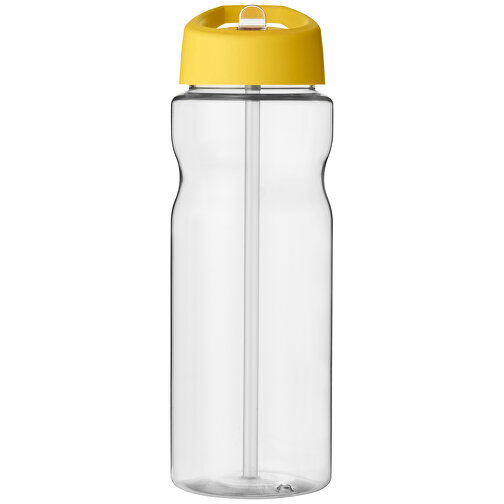 H2O Active® Base 650 Ml Sportflasche Mit Ausgussdeckel , transparent / gelb, PET Kunststoff, 72% PP Kunststoff, 17% SAN Kunststoff, 11% PE Kunststoff, 21,80cm (Höhe), Bild 4
