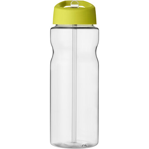 H2O Active® Base 650 Ml Sportflasche Mit Ausgussdeckel , transparent / limone, PET Kunststoff, 72% PP Kunststoff, 17% SAN Kunststoff, 11% PE Kunststoff, 21,80cm (Höhe), Bild 3