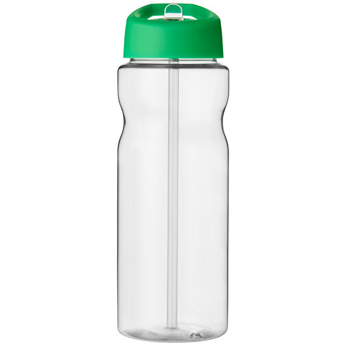 H2O Active® Base 650 Ml Sportflasche Mit Ausgussdeckel , transparent / grün, PET Kunststoff, 72% PP Kunststoff, 17% SAN Kunststoff, 11% PE Kunststoff, 21,80cm (Höhe), Bild 4