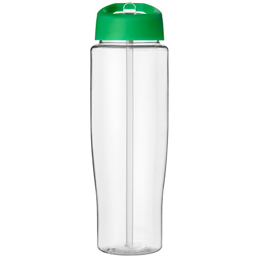 H2O Active® Tempo 700 Ml Sportflasche Mit Ausgussdeckel , transparent / grün, PET Kunststoff, 72% PP Kunststoff, 17% SAN Kunststoff, 11% PE Kunststoff, 23,90cm (Höhe), Bild 2