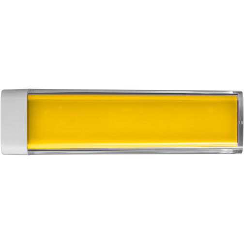 Powerbank WS102 2200/2600 MAh , gelb, ABS Kunststoff, 9,10cm x 2,50cm x 2,50cm (Länge x Höhe x Breite), Bild 4