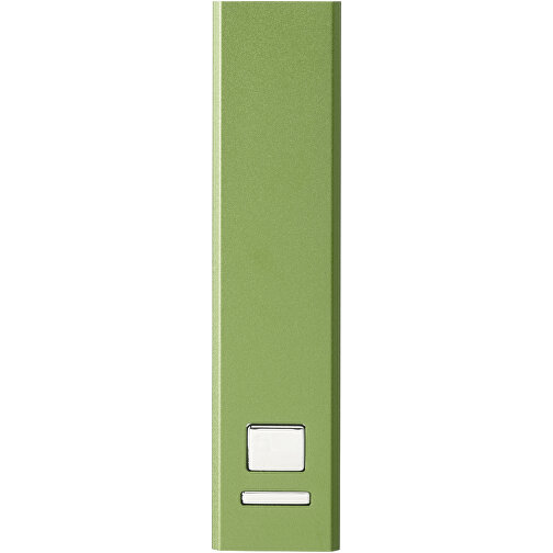 Powerbank WS101 2200/2600 MAh , grün, Aluminium, 9,40cm x 2,20cm x 2,10cm (Länge x Höhe x Breite), Bild 3