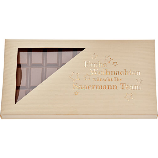 Schokoladentafel Vollmilch , , 15,60cm x 1,40cm x 8,30cm (Länge x Höhe x Breite), Bild 1