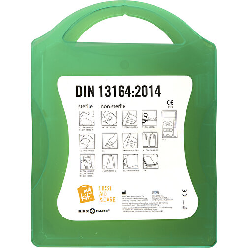MyKit Erste-Hilfe DIN 13164 , grün, Kunststoff, 27,00cm x 19,70cm x 7,60cm (Länge x Höhe x Breite), Bild 5