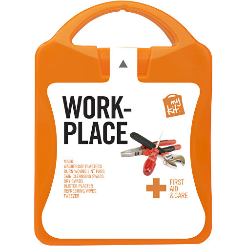 MyKit Arbeitsplatz , orange, Kunststoff, 10,00cm x 13,40cm x 3,00cm (Länge x Höhe x Breite), Bild 4