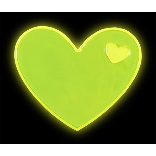 Reflekterande klistermärke hjärta, Bild 5