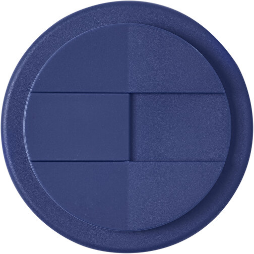 Americano® 350 Ml Isolierbecher Mit Auslaufsicherem Schraubverschluss , weiß / blau, PP Kunststoff, 15,40cm (Höhe), Bild 4
