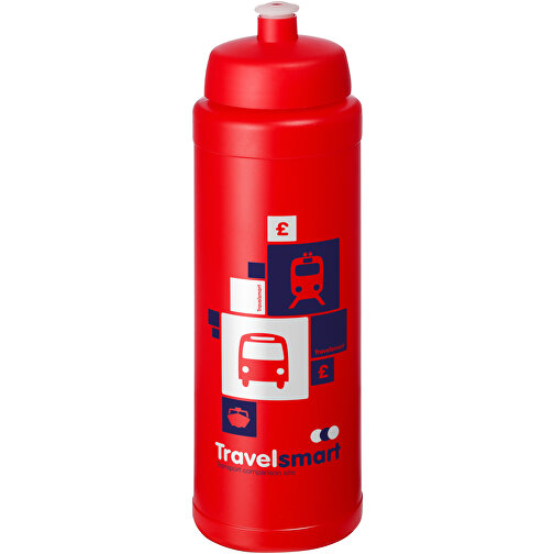 Baseline® Plus Grip 750 Ml Sportflasche Mit Sportdeckel , rot, HDPE Kunststoff, PP Kunststoff, 23,60cm (Höhe), Bild 2