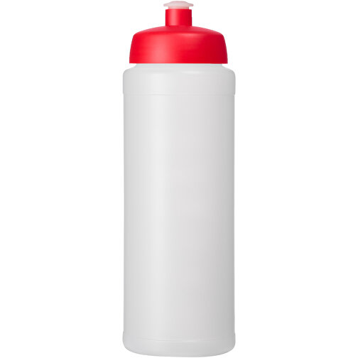 Baseline® Plus Grip 750 Ml Sportflasche Mit Sportdeckel , transparent / rot, HDPE Kunststoff, PP Kunststoff, 23,60cm (Höhe), Bild 3