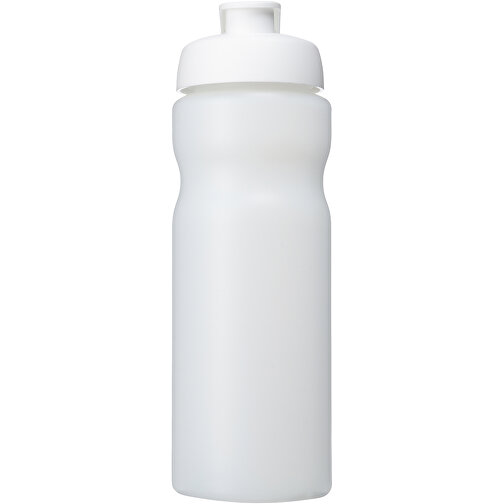 Baseline® Plus 650 Ml Sportflasche Mit Klappdeckel , transparent / weiß, HDPE Kunststoff, PP Kunststoff, 22,30cm (Höhe), Bild 3