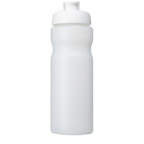 Baseline® Plus 650 Ml Sportflasche Mit Klappdeckel , transparent / weiß, HDPE Kunststoff, PP Kunststoff, 22,30cm (Höhe), Bild 4