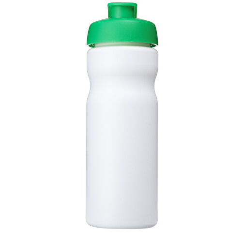 Baseline® Plus 650 Ml Sportflasche Mit Klappdeckel , weiß / grün, HDPE Kunststoff, PP Kunststoff, 22,30cm (Höhe), Bild 4