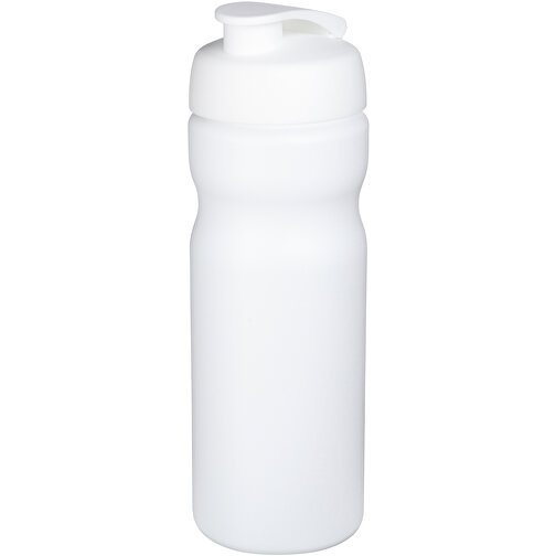 Baseline® Plus 650 Ml Sportflasche Mit Klappdeckel , weiss, HDPE Kunststoff, PP Kunststoff, 22,30cm (Höhe), Bild 1