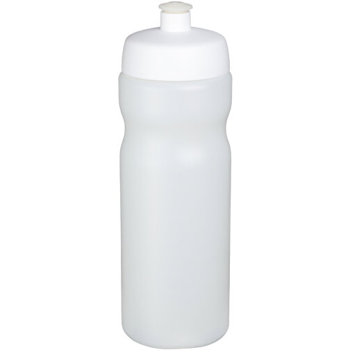 Baseline® Plus 650 Ml Sportflasche , transparent / weiss, HDPE Kunststoff, PP Kunststoff, 22,30cm (Höhe), Bild 1
