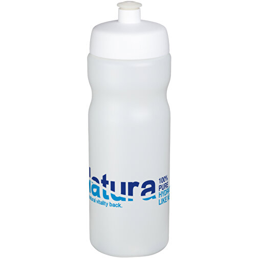 Baseline® Plus 650 Ml Sportflasche , transparent / weiß, HDPE Kunststoff, PP Kunststoff, 22,30cm (Höhe), Bild 2