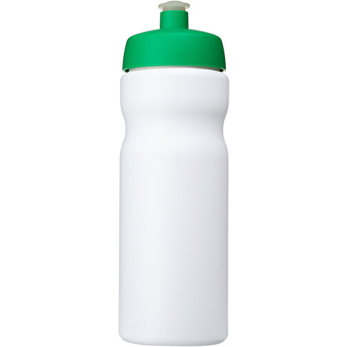 Baseline® Plus 650 Ml Sportflasche , weiß / grün, HDPE Kunststoff, PP Kunststoff, 22,30cm (Höhe), Bild 3