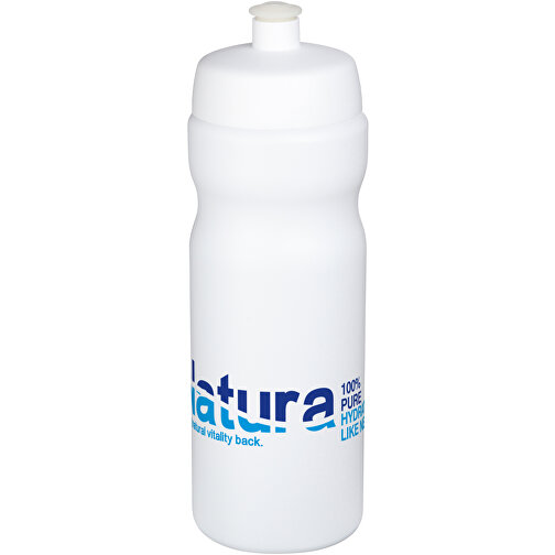 Baseline® Plus 650 Ml Sportflasche , weiß, HDPE Kunststoff, PP Kunststoff, 22,30cm (Höhe), Bild 2