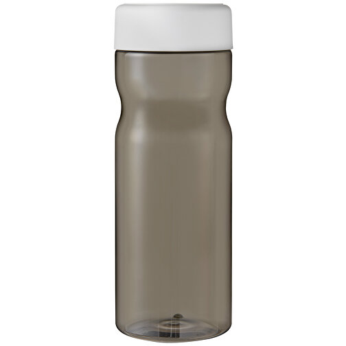 H2O Active® Eco Base 650 Ml Sportflasche Mit Drehdeckel , kohle transparent / weiß, PCR Kunststoff, PP Kunststoff, 20,50cm (Höhe), Bild 2