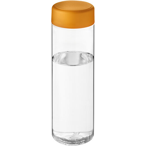 H2O Active® Vibe 850 Ml Sportflasche Mit Drehdeckel , transparent / orange, PET Kunststoff, PP Kunststoff, 22,90cm (Höhe), Bild 1