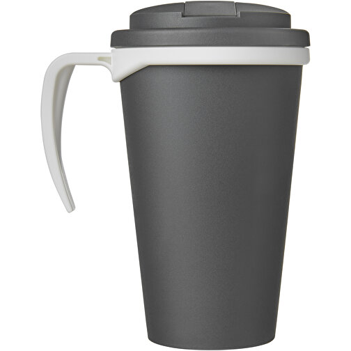 Americano® Grande 350 Ml Isolierbecher Mit Auslaufsicherem Schraubverschluss , grau, PP Kunststoff, 13,50cm x 16,40cm x 12,80cm (Länge x Höhe x Breite), Bild 5