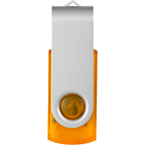 Rotate Transculent USB-Stick , orange MB , 4 GB , Kunststoff, Aluminium MB , 5,80cm x 1,90cm x 1,00cm (Länge x Höhe x Breite), Bild 5