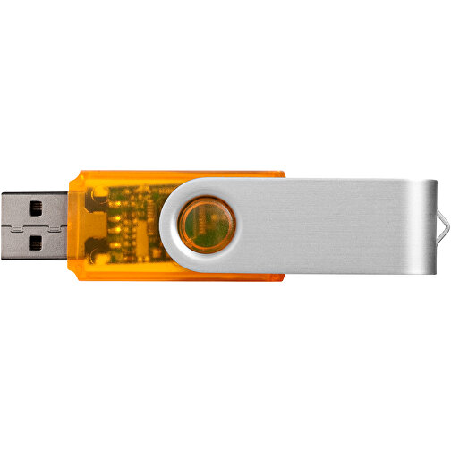 Rotate Transculent USB-Stick , orange MB , 1 GB , Kunststoff, Aluminium MB , 5,80cm x 1,90cm x 1,00cm (Länge x Höhe x Breite), Bild 9