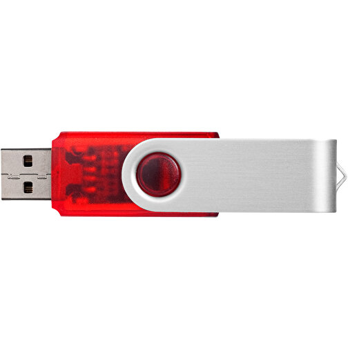 Rotate Transculent USB-Stick , rot MB , 16 GB , Kunststoff, Aluminium MB , 5,80cm x 1,90cm x 1,00cm (Länge x Höhe x Breite), Bild 8