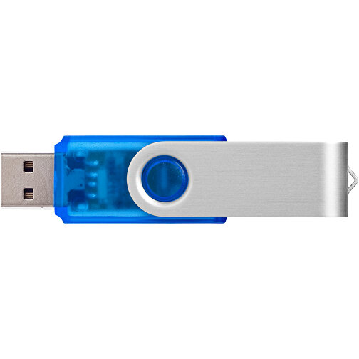 Rotate Transculent USB-Stick , blau MB , 1 GB , Kunststoff, Aluminium MB , 5,80cm x 1,90cm x 1,00cm (Länge x Höhe x Breite), Bild 7