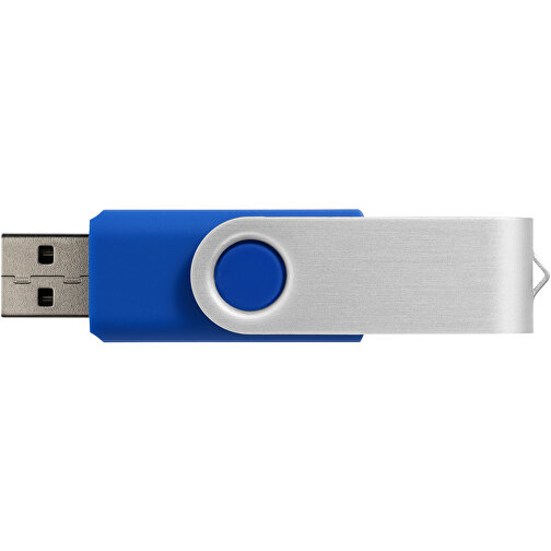 Rotate Doming USB-Stick , royalblau MB , 1 GB , Kunststoff, Aluminium MB , 5,80cm x 1,90cm x 1,00cm (Länge x Höhe x Breite), Bild 4