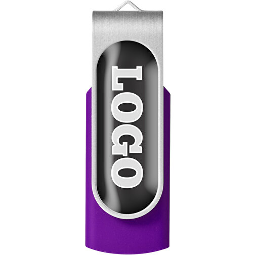 Rotate Doming USB-Stick , lila MB , 32 GB , Kunststoff, Aluminium MB , 5,80cm x 1,90cm x 1,00cm (Länge x Höhe x Breite), Bild 5