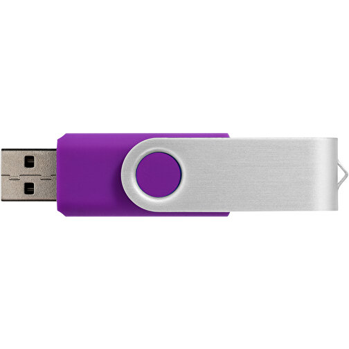 Rotate Doming USB-Stick 2.0 1 GB , lila MB , 1 GB , Kunststoff, Aluminium MB , 5,80cm x 1,90cm x 1,00cm (Länge x Höhe x Breite), Bild 7