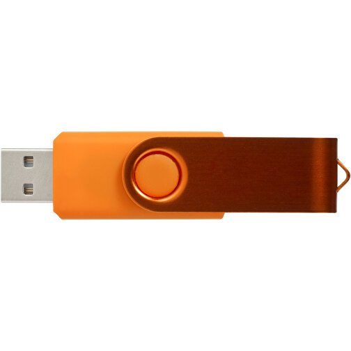 Rotate Metallic USB-Stick , orange MB , 32 GB , Kunststoff, Aluminium MB , 5,80cm x 1,90cm x 1,00cm (Länge x Höhe x Breite), Bild 3