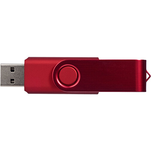 Rotate Metallic USB-Stick , rot MB , 2 GB , Kunststoff, Aluminium MB , 5,80cm x 1,90cm x 1,00cm (Länge x Höhe x Breite), Bild 3