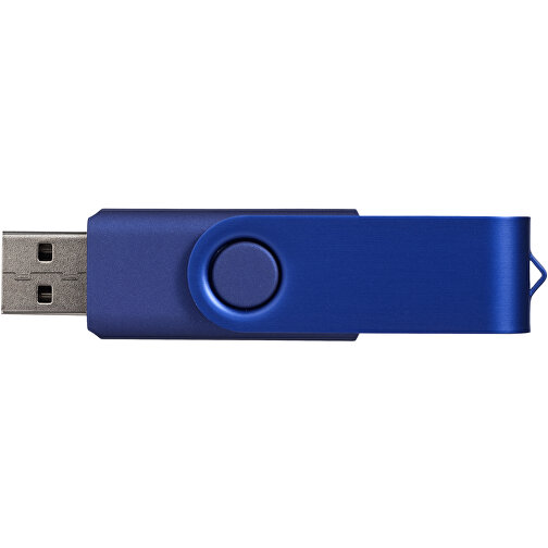 Rotate Metallic USB-Stick , blau MB , 4 GB , Kunststoff, Aluminium MB , 5,80cm x 1,90cm x 1,00cm (Länge x Höhe x Breite), Bild 4
