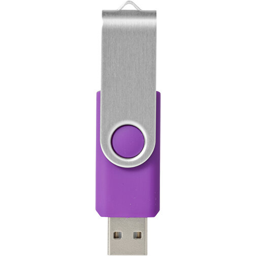 Rotate USB-Stick , lila MB , 16 GB , Kunststoff, Aluminium MB , 5,80cm x 1,90cm x 1,00cm (Länge x Höhe x Breite), Bild 3