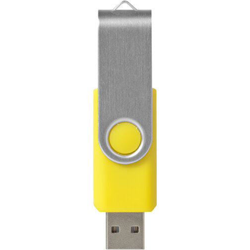 Rotate USB-Stick , gelb MB , 16 GB , Kunststoff, Aluminium MB , 5,80cm x 1,90cm x 1,00cm (Länge x Höhe x Breite), Bild 3