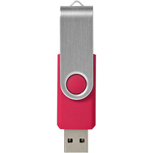 Rotate USB-Stick , magenta MB , 4 GB , Kunststoff, Aluminium MB , 5,80cm x 1,90cm x 1,00cm (Länge x Höhe x Breite), Bild 3