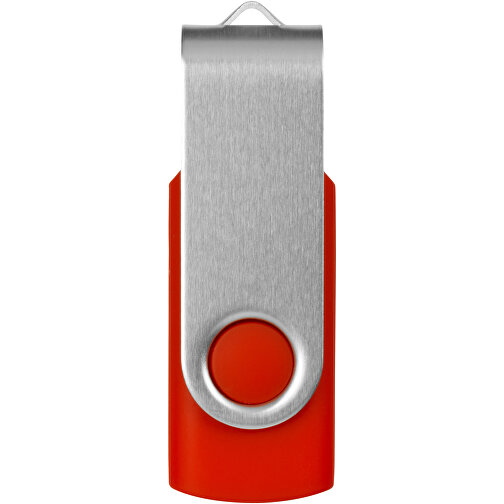 Rotate USB-Stick , mittelrot MB , 16 GB , Kunststoff, Aluminium MB , 5,80cm x 1,90cm x 1,00cm (Länge x Höhe x Breite), Bild 4