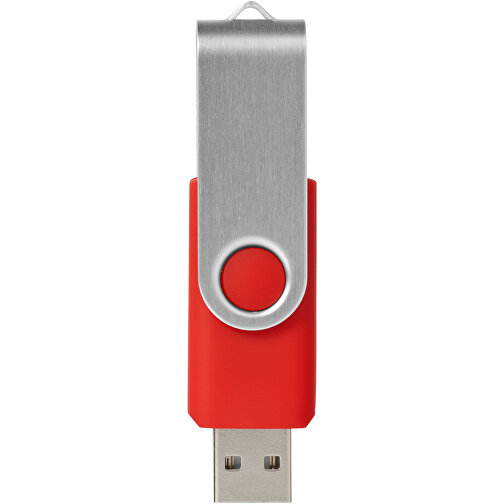 Rotate USB-Stick , hellrot MB , 8 GB , Kunststoff, Aluminium MB , 5,80cm x 1,90cm x 1,00cm (Länge x Höhe x Breite), Bild 3