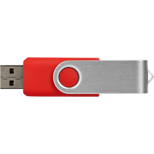Rotate USB-Stick , hellrot MB , 8 GB , Kunststoff, Aluminium MB , 5,80cm x 1,90cm x 1,00cm (Länge x Höhe x Breite), Bild 4