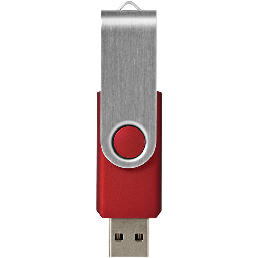 Rotate USB-Stick , rot MB , 32 GB , Kunststoff, Aluminium MB , 5,80cm x 1,90cm x 1,00cm (Länge x Höhe x Breite), Bild 3