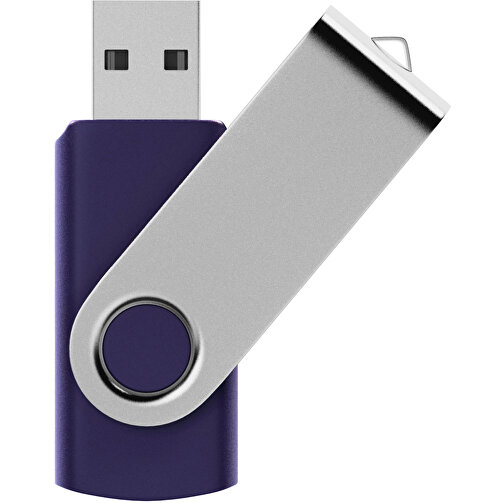 Rotate USB-Stick , blau MB , 32 GB , Kunststoff, Aluminium MB , 5,80cm x 1,90cm x 1,00cm (Länge x Höhe x Breite), Bild 1