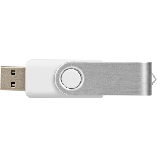 Rotate USB-Stick , weiß MB , 8 GB , Kunststoff, Aluminium MB , 5,80cm x 1,90cm x 1,00cm (Länge x Höhe x Breite), Bild 7